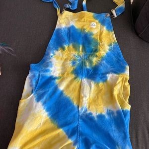 Twisted tea overalls unisex